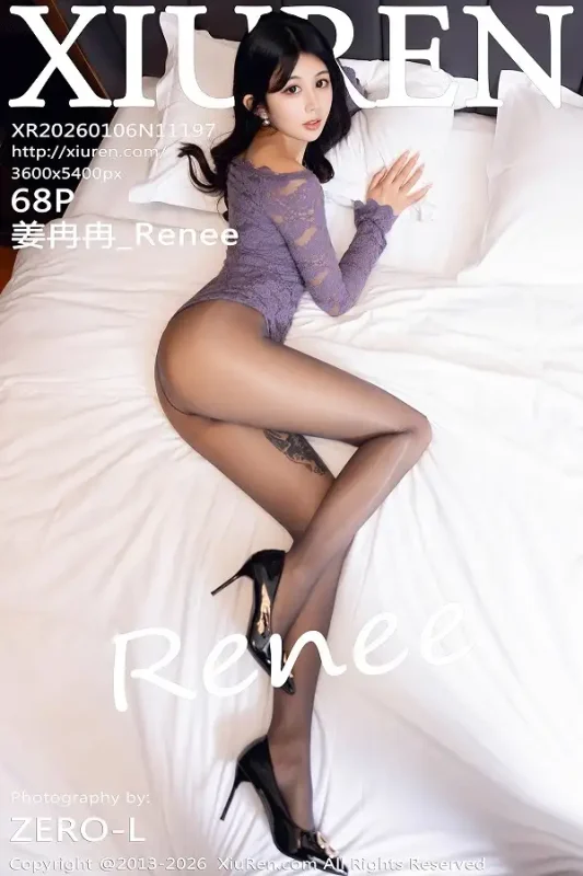 姜冉冉_Renee@性感紫色连衣短裙配超薄黑丝秀美腿绝美写真68P-茹欣阁